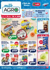 1. strana letáka Milk-Agro 15. 4. - 28. 4. 2026 