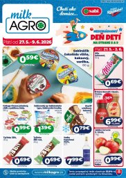 1. strana letáka Milk-Agro 27. 5. - 9. 6. 2026 