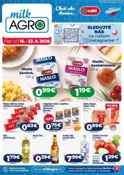 1. strana letáka Milk-Agro 16. 9. - 22. 9. 2026 